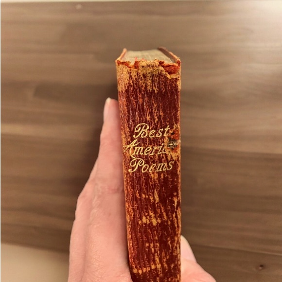 Vintage Best American Poems Book 1905 Selected by John Howard Red Leather Bound - Picture 10 of 10